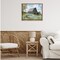 Stupell Industries Blue Floral Country Garden Floater Framed Canvas Wall Art Design by Billy Jacobs